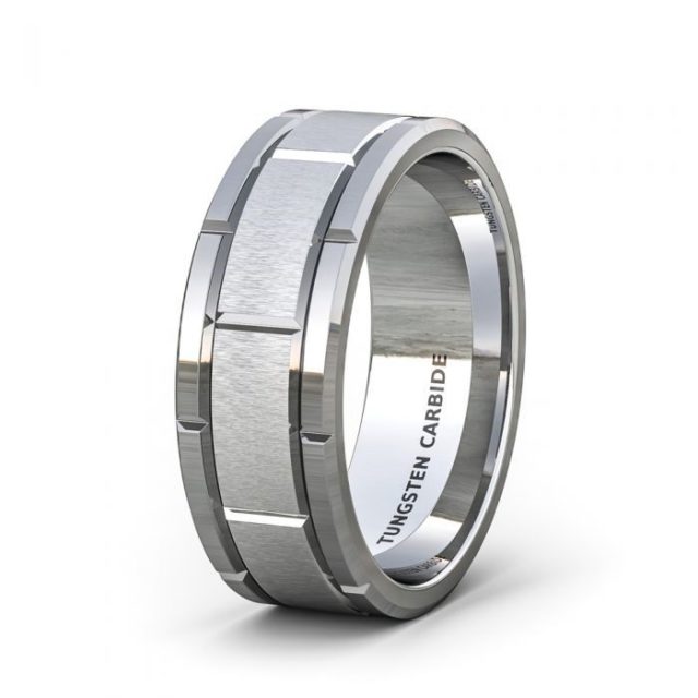 Tungsten Men Wedding Ring 640x640 